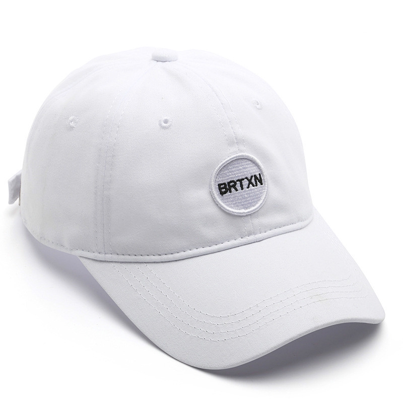 Mũ Lưỡi Trai LINJW Bằng Cotton Phong Cách Mùa Hè Thêu Họa Tiết Giản Đơn
