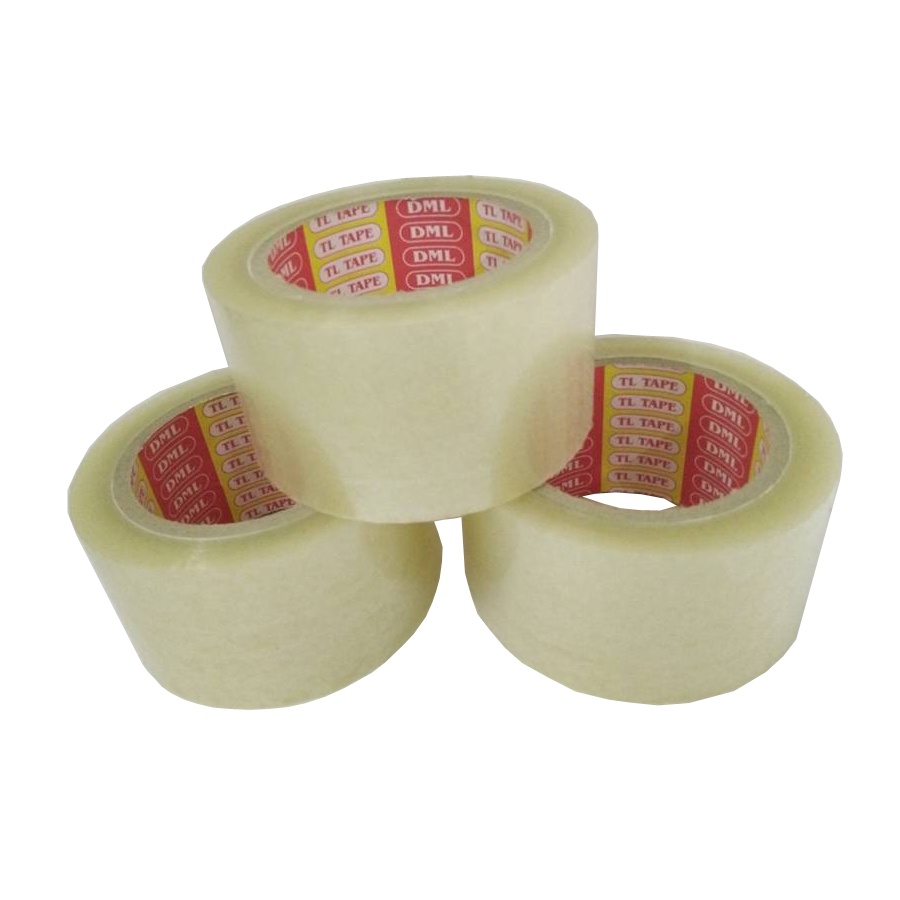 Băng Keo Opp 5F - 200Ya - 1.8kg/Cây  Trong - Đục Chất Dẻo Dai Dùng Dán Thùng Giấy Hàng Hóa Văn Phòng