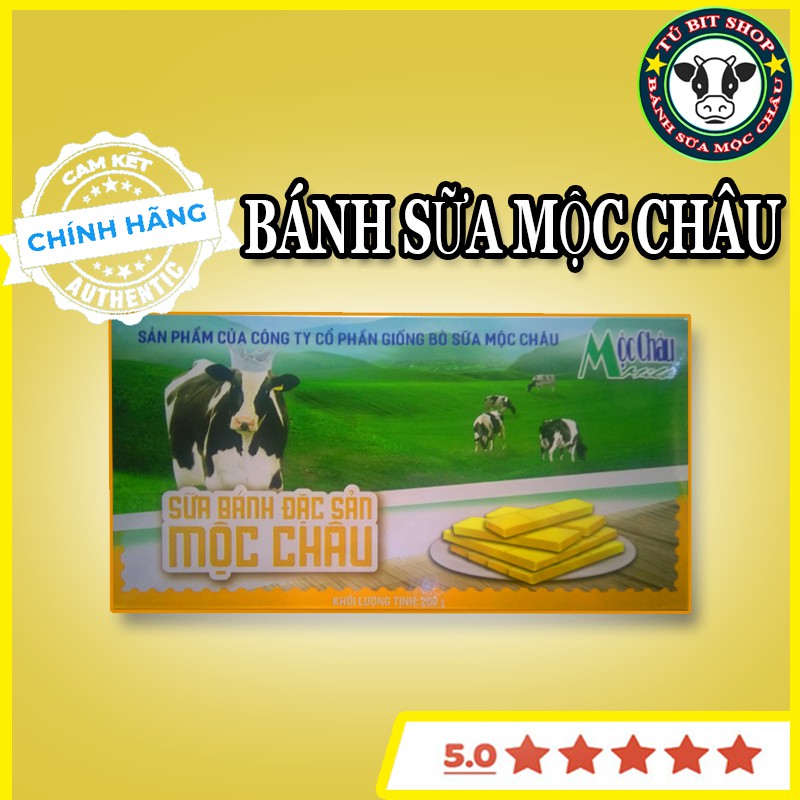 Sữa Bánh Mộc Châu - Đặc Sản Tây Bắc (Vị nguyên bản - hộp vàng 200g)