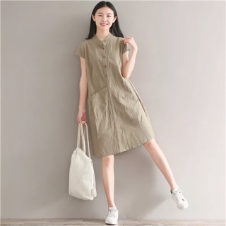 Váy xuông chất liệu Linen