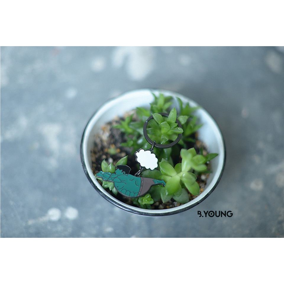 Móc khóa siêu anh hùng bụng bự