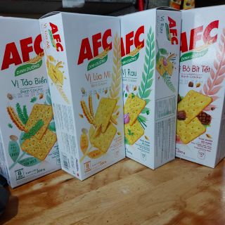 Bánh AFC Dinh Dưỡng 200g . Đủ vị: lúa mì, bò bít tết, rau củ.