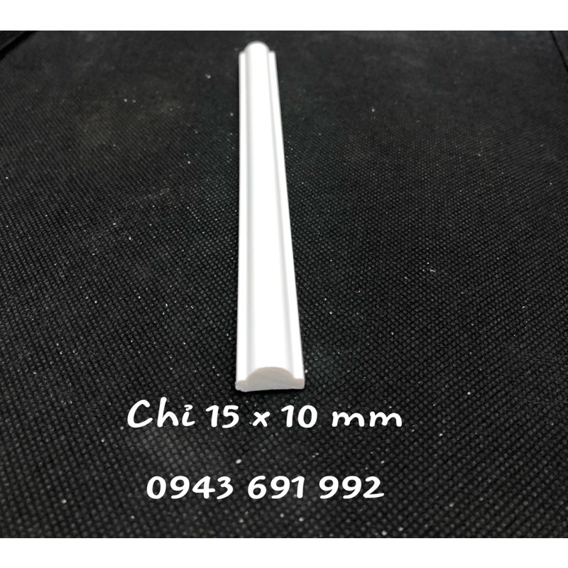 Set phào chỉ nhựa composite lồng kép 2 lớp màu trắng đã hoàn thiện