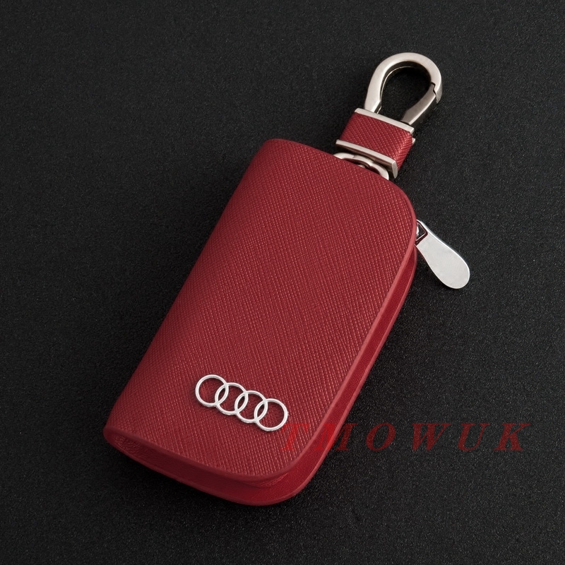 Ốp Bảo Vệ Chìa Khóa Xe Hơi Audi A1 A3 A4 A5 A6 A8 Q5 Q7 Q3 Q5 Q7 s3 s4 Bằng Da Thật