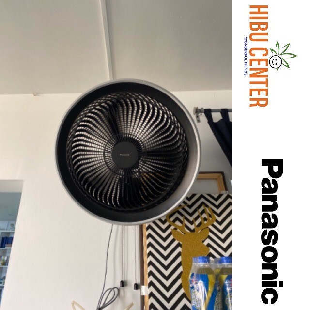 Quạt treo gắn tường 2 dây giật Panasonic F-50YUZ màu đen công suất 53 - 63W. Wall Fan – Hàng Chính Hãng – HIBUCENTER