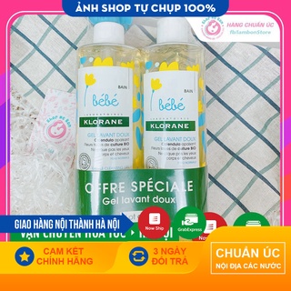 Sữa tắm gội klorane bebe 2 in 1