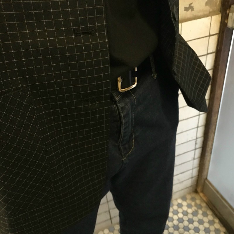 Thắt Lưng Da Nam Phong Cách Hàn Quốc JM Kuu Clothes Màu Đen Đẹp Cao Cấp Trẻ Trung - Dây Lưng Nam Chất Liệu Da Thật - JM