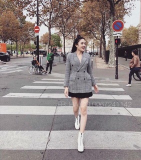 Áo dạ kẻ 6 cúc siêu đẹp ❤️