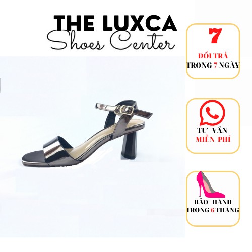 Giày sandal cao gót GH01 cao 5p da mềm gót vuông siêu xinh