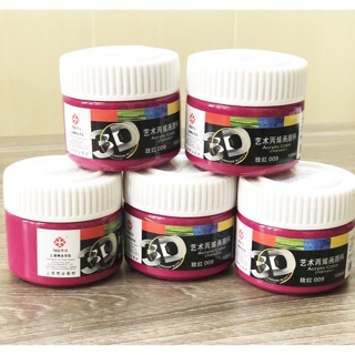 Mầu Acrylic 3D dùng cho mọi chất liệu, 100ml