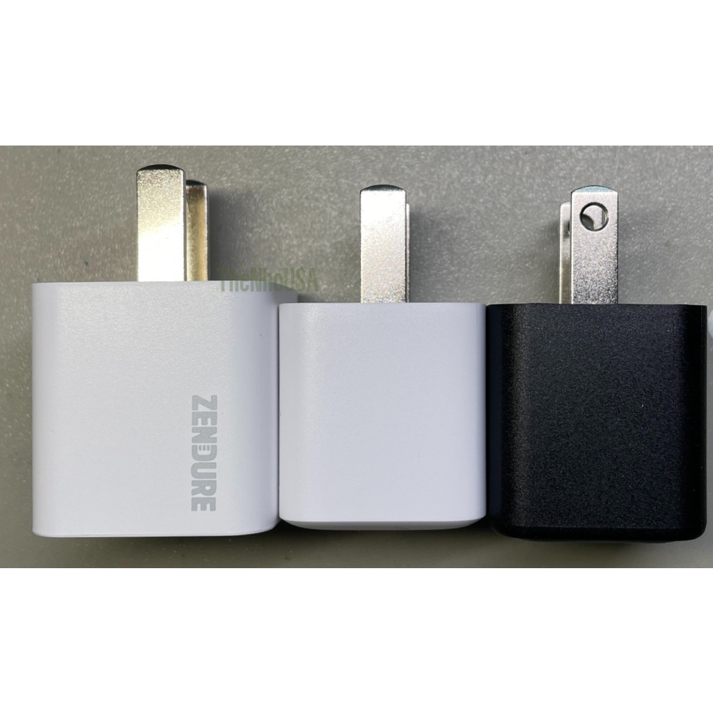 Củ sạc Aukey PA-B1 PD 20W chân thẳng không gập US