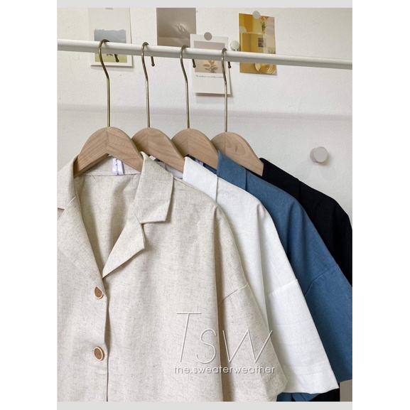 Áo khoác blazer cộc tay ( Ảnh thật ) | BigBuy360 - bigbuy360.vn