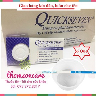 Combo 6 que thử thai quickseven - hà nội
