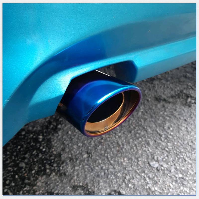 Ống Xả Xe Hơi Bằng Thép Không Gỉ Mạ Chrome Màu Cầu Vồng Thông Dụng