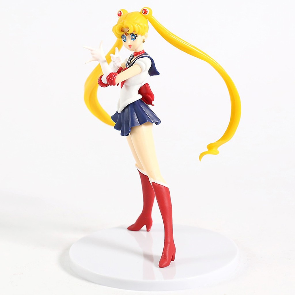 Bộ 05 mô hình thủy thủ mặt trăng - Sailor Moon (Mẫu 03)