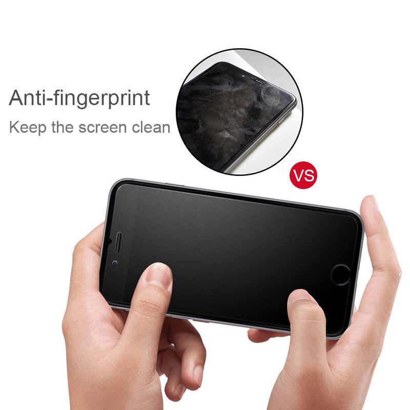Kính cường lực nhám bảo vệ màn hình cho  Compatible For iPhoneX SE 5 6 Plus 7 8 Plus
