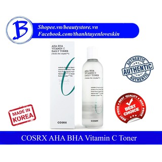 Nước hoa hồng sáng da cosrx refresh aha bha vitaminc daily toner 280ml