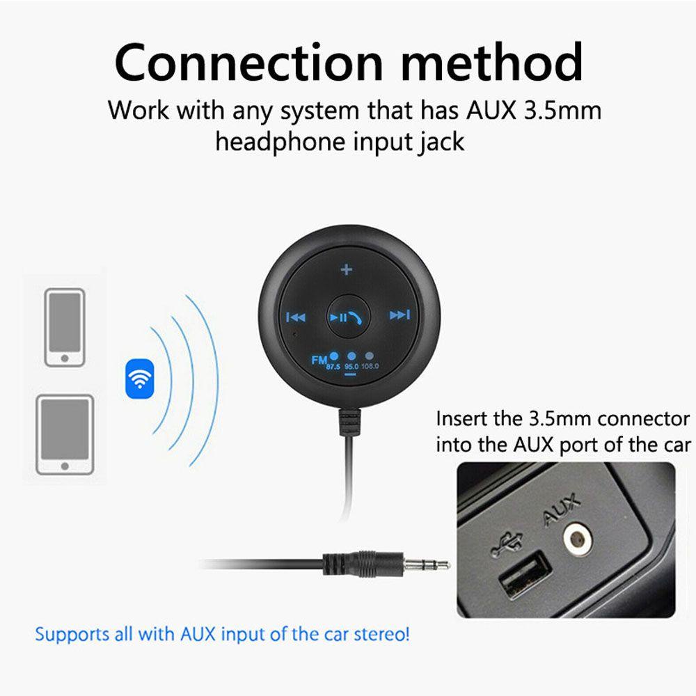 Thiết Bị Thu Phát Âm Thanh Bluetooth 5.0 Tích Hợp Đài FM TAYLOR1 Cho Xe Hơi
