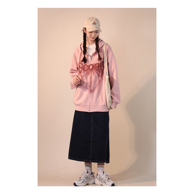 Áo Khoác cardigan Có Nón Dáng Rộng Thời Trang Mùa Thu Cho Cặp Đôi