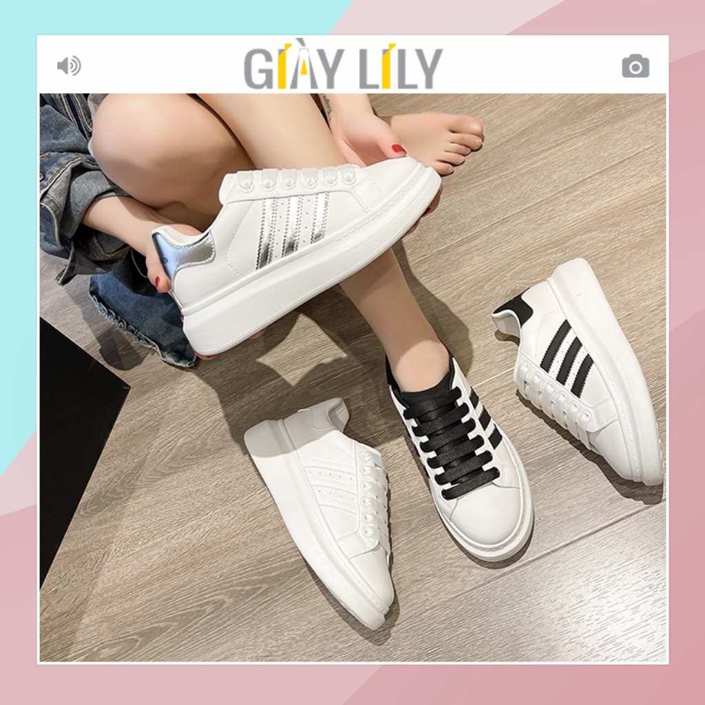 Giày thể thao nữ ulzzang sneaker nữ 3 Sọc Nam Nữ