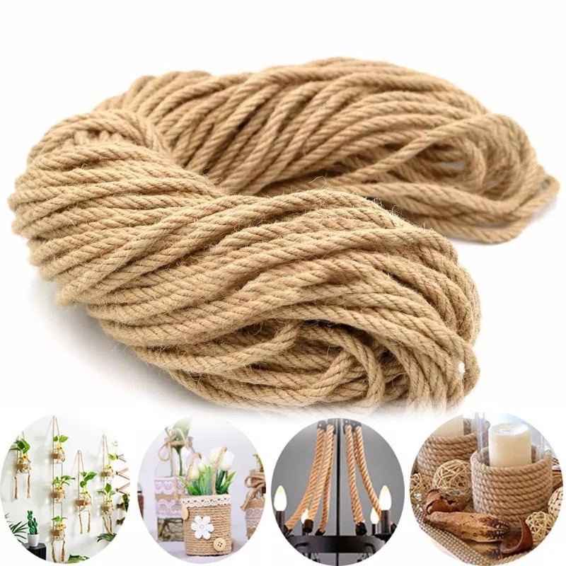 [Cuộn 5 mét ]dây thừng, dây gai trang trí 6mm (6ly)