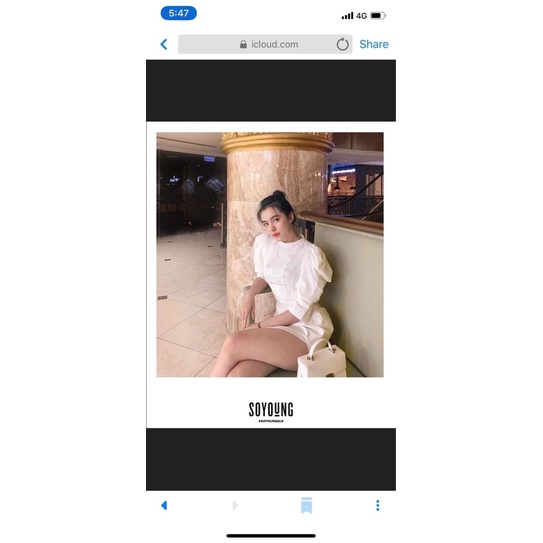 Đầm trắng So young #Soyoung