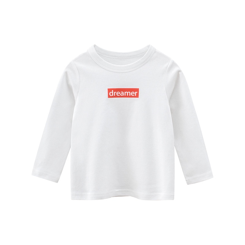 Áo thun trơn dài tay bé trai size đại chất cotton phong cách hàn quốc BigKids