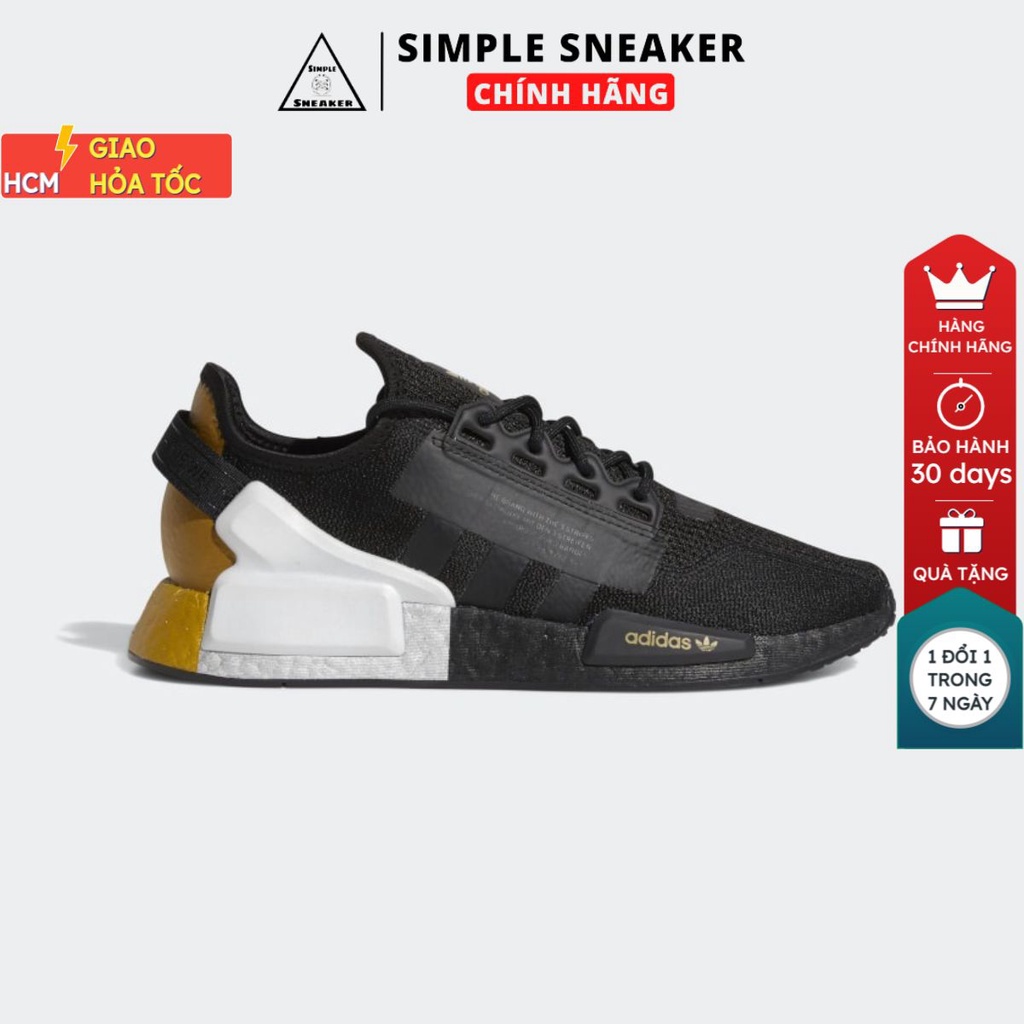 Giày Adidas NMD R1 V2 🔴Hàng Chính Hãng🔴Giày Thể Thao Adidas NMD R1 2022 Prize Medal Black Gold Metallic [FY1141]