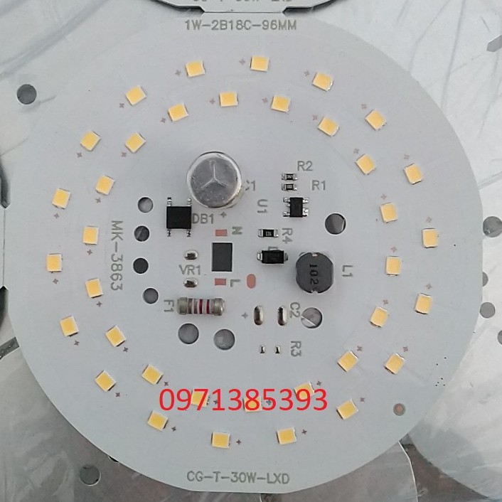 Vỉ Led 220V 50w 40w 30w 20w 15w  siêu sáng đủ công suất