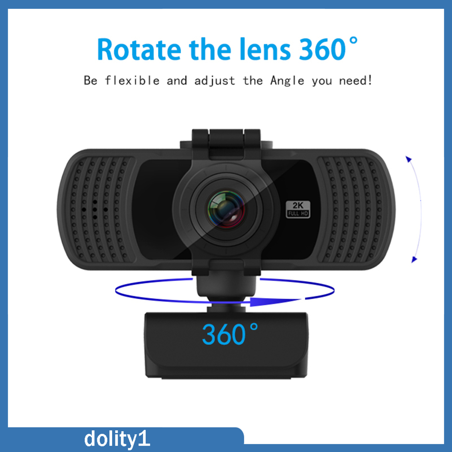 Webcam Độ Phân Giải Full Hd 4mp Usb 2k Kèm Mic Cho Máy Tính, Laptop | BigBuy360 - bigbuy360.vn