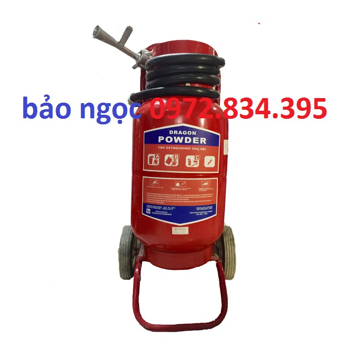 BÌNH CHỮA CHÁY 35KG-BÌNH CỨU HỎA XE ĐẨY