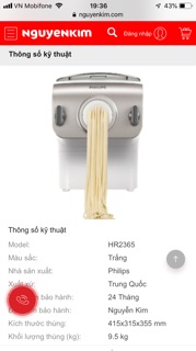 Máy làm mì phill