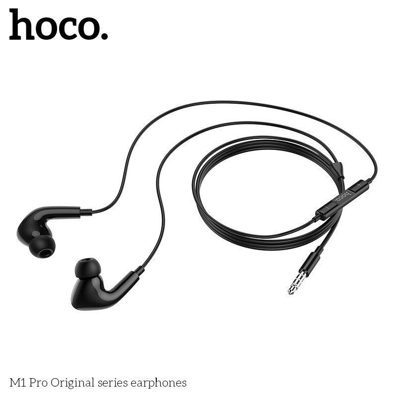 Tai nghe Hoco M1 Pro, được làm từ chất liệu TPE siêu bền, speaker 12mm, hỗ trợ gaming phone, dài 120cm