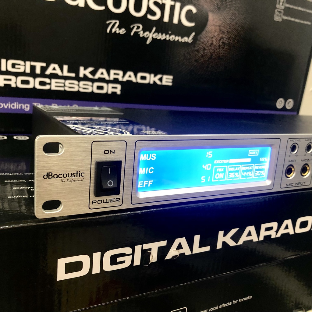 Vang cơ lai số chính hãng DBACOUSTIC KM330 Pro, vang cơ cao cấp đỉnh cao hàng chính hãng , tặng dây canon đi kèm.