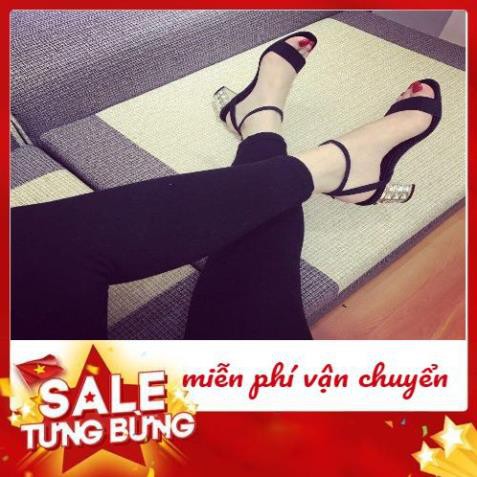 Sandal gót đá 5p cao cấp - CG835