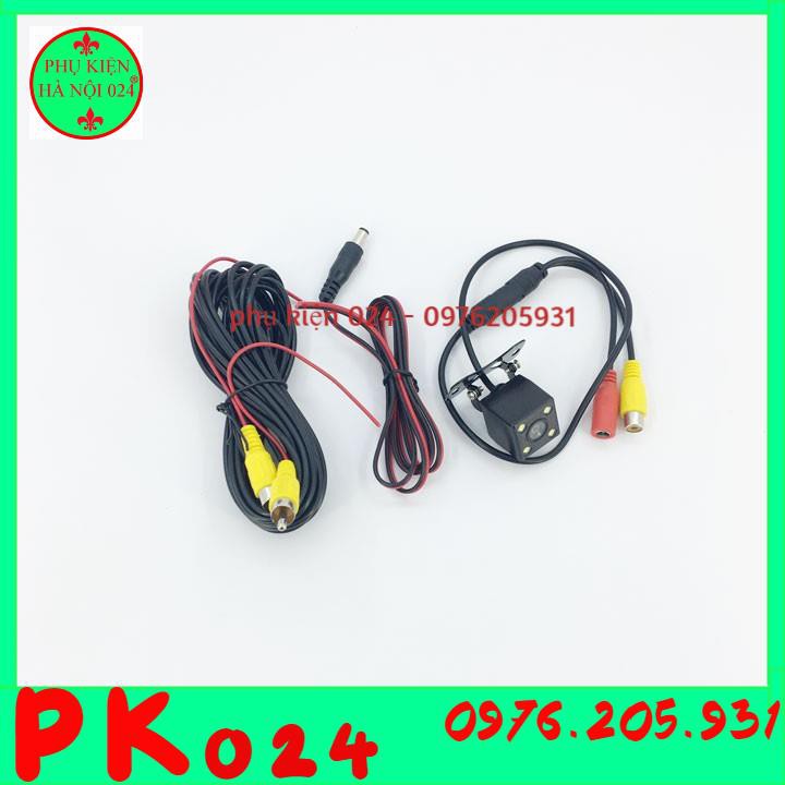 Camera Lùi Xe Hơi HD 4 Led  Tầm Nhìn Ban Bêm Chống Nước  PC3030-7070