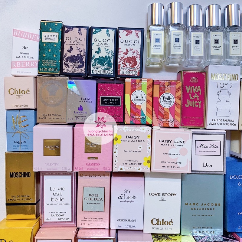 Nước hoa mini nữ nhiều mùi hàng chính hãng