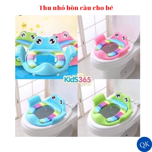 KỆ NGỒI TOILET CHO BÉ - TẤM LÓT THU NHỎ BỒN CẦU CHO BÉ TỪ 1 - 7 TUỔI