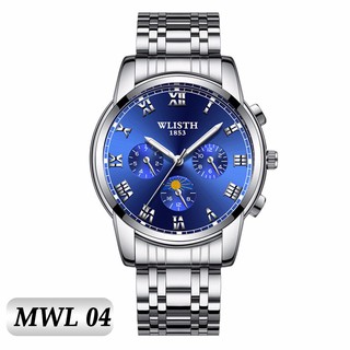 Đồng Hồ Nam Wlisth 1853 Dây Thép Không Gỉ Chính Hãng Full Box