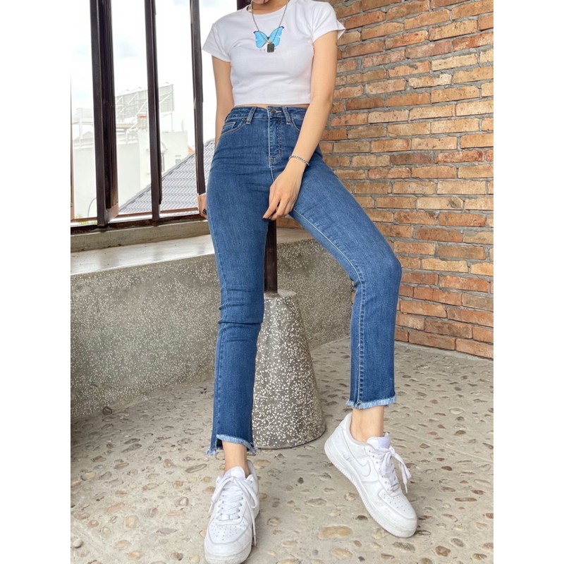 Quần loe xéo 20decemberjeans mã 1017 | BigBuy360 - bigbuy360.vn