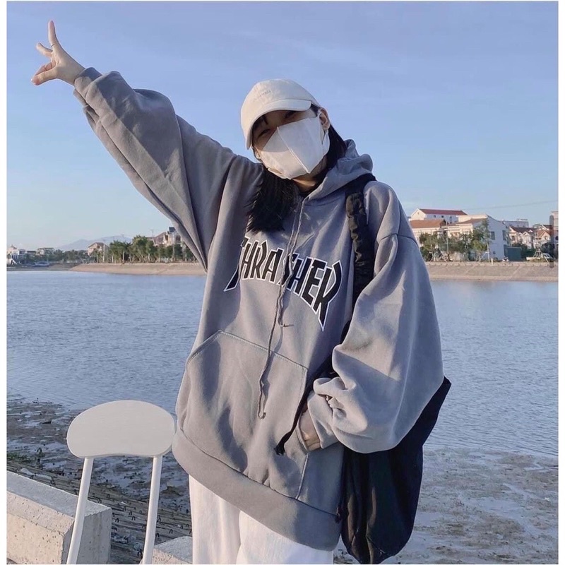 Áo Hoodie Form Rộng Tay Bồng Unisex Nam Nữ , Áo Nỉ Mũ Lót Bông Dày Đẹp In Hình Siêu Chất Rubystore | BigBuy360 - bigbuy360.vn