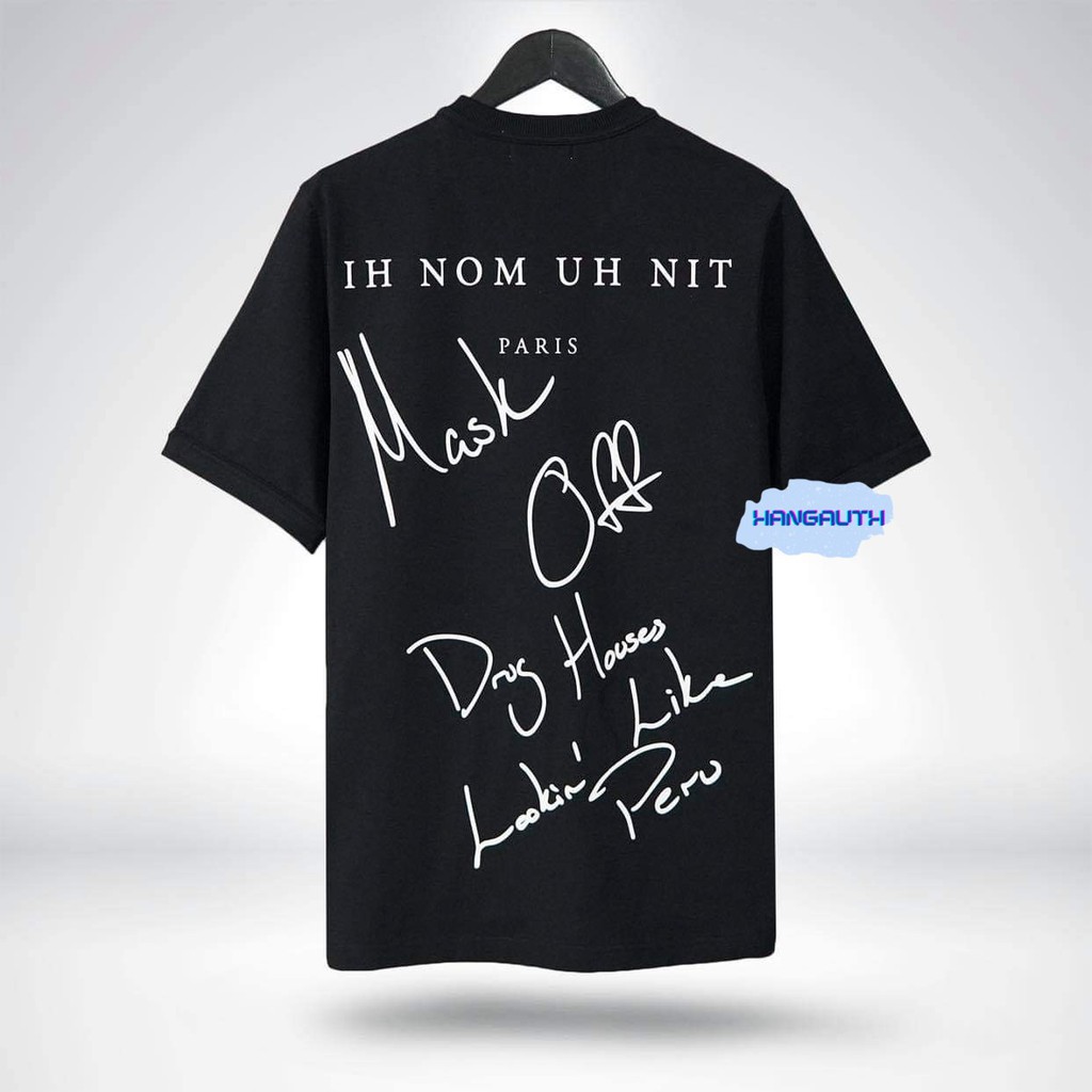 Áo Thun Ih Nom Uh Nit💙FREESHIP💙 Unisex OverSize - Bản Chữ Ký Siêu Cấp - Phong Cách Hàn Quốc - Áo Cặp Nam Nữ