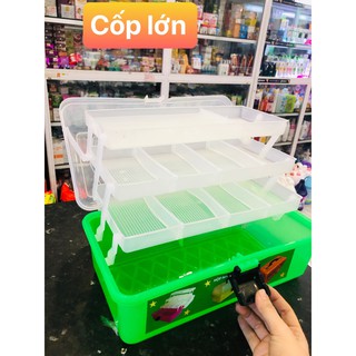 Cốp Nhựa Đựng Đồ nail, Đựng Đồ mi