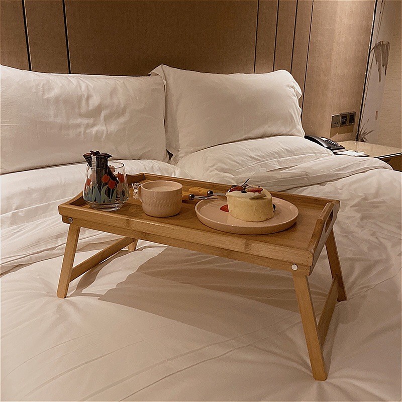 Bàn gỗ decor mini dễ dàng đem mang đi/ Có ảnh thật | BigBuy360 - bigbuy360.vn