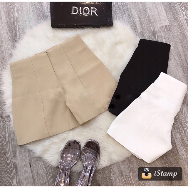 ✨QUẦN SHORT✨ Quần short cạp cao 3 màu chân dài chất tuyết mưa | BigBuy360 - bigbuy360.vn