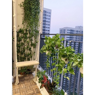 Xích đu macrame vintage treo trần chung cư, sân vườn