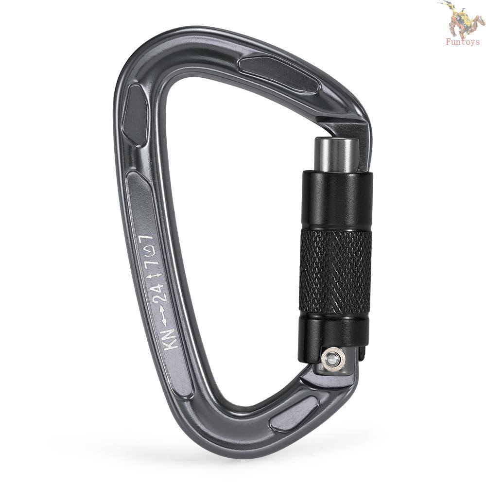 Móc khóa chữ D carabiner chất lượng cao cho các hoạt động ngoài trời