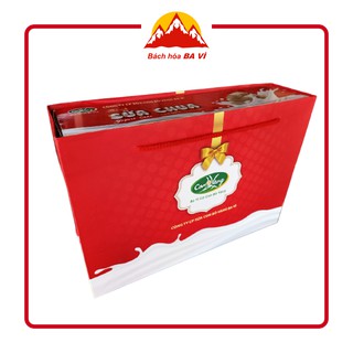 Túi Quà Cao Cấp Bánh Sữa Chua Giòn Con Bò Vàng Ba Vì 400g