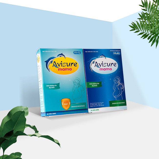 AVISURE MAMA – Bổ bà bầu giúp con thông minh, khoẻ mạnh, ngừa dị tật (60 viên)