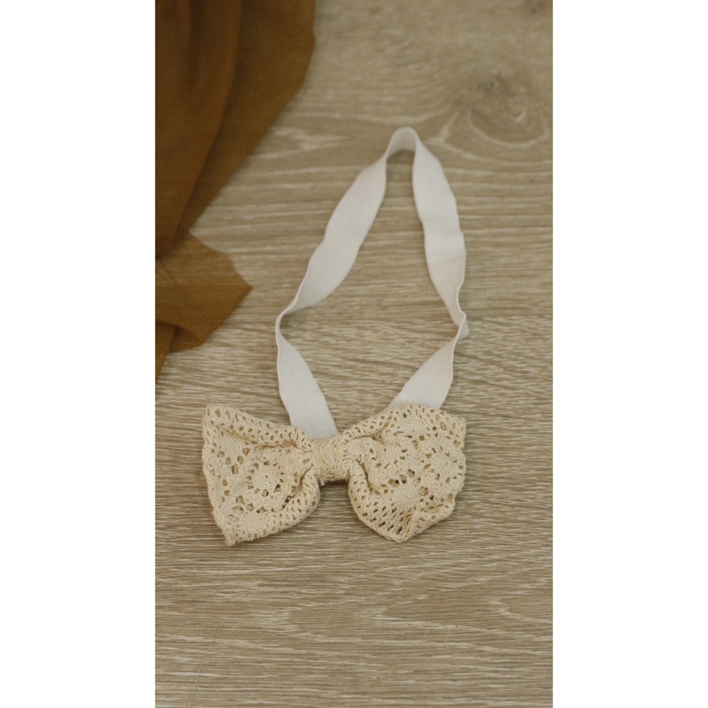 Mẫu hoa vintage cho bé xinh - Turban, Kẹp, Bờm - Cho bé từ 0 tháng tuổi.